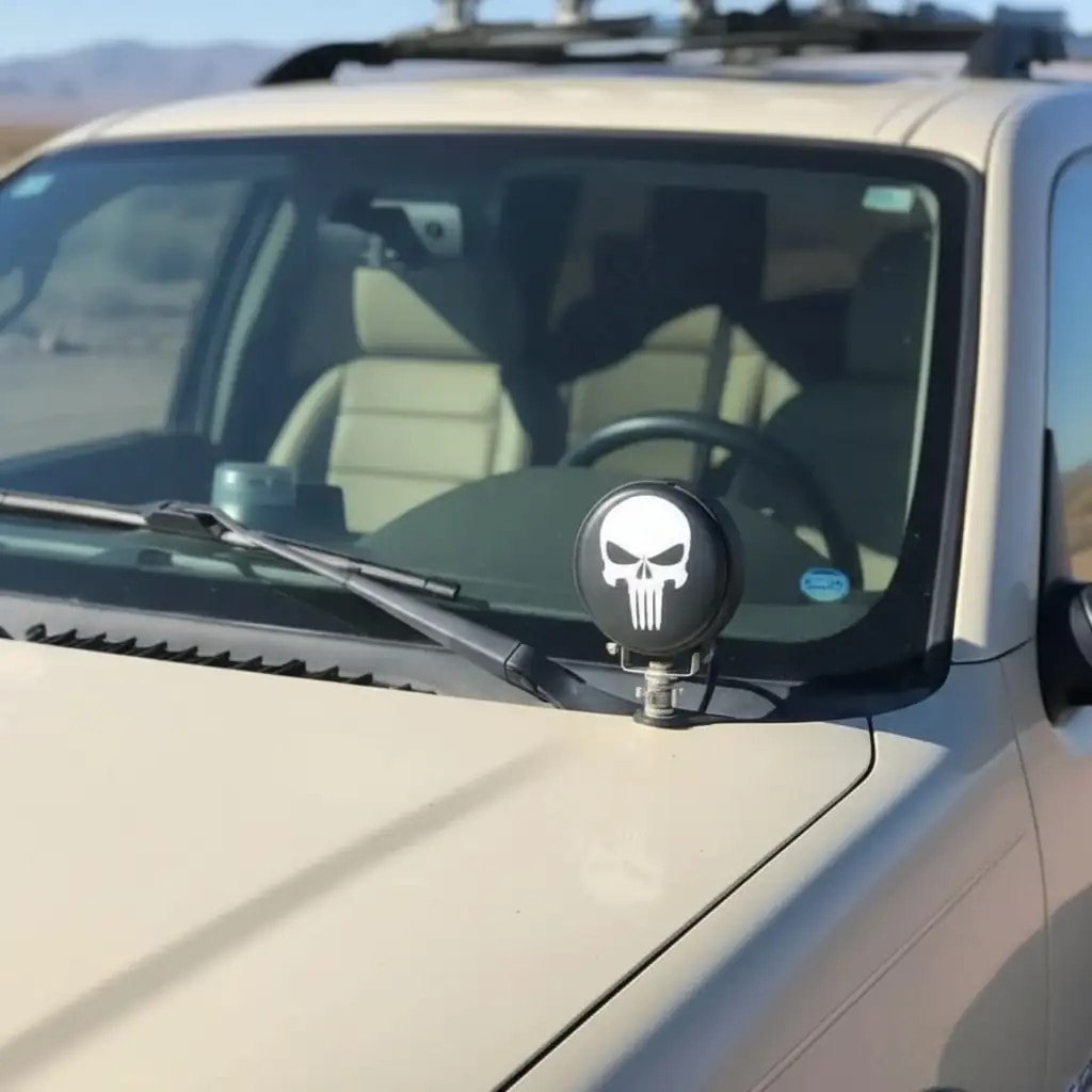 Off Road Led Sis Lamba Kılıfı - Kuru Kafa